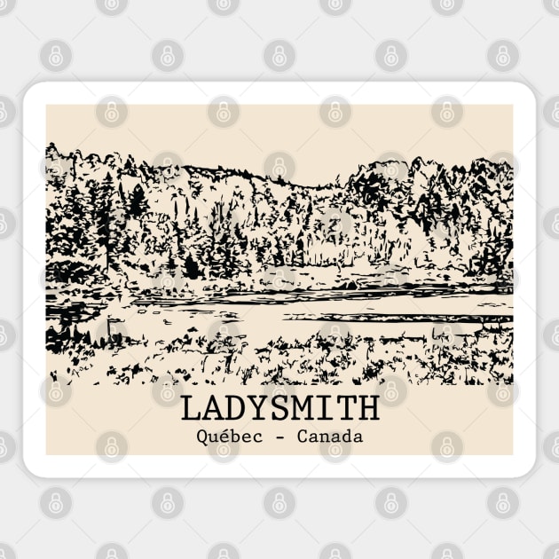 Ladysmith - Québec Magnet by Lakeric
